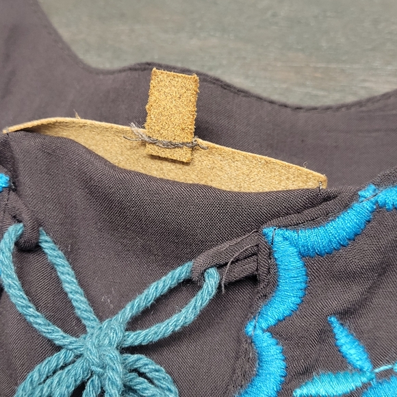 Double D Ranch Cactus Rose Boho Western Top Size Small - Picture 7 of 15